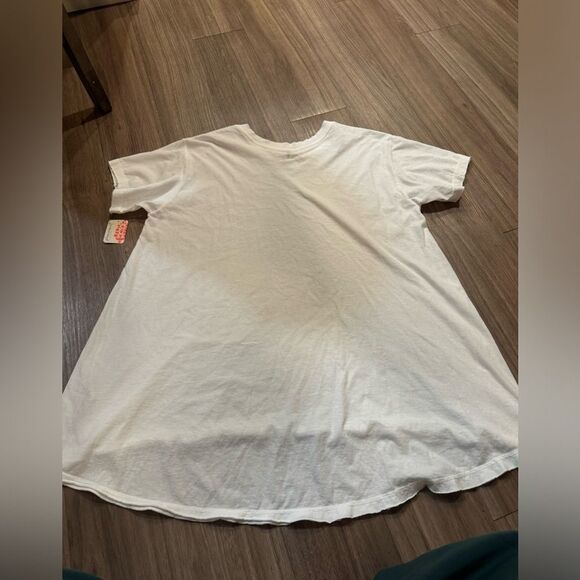 NWT Free People Movement Women's Leg Day Tee | Small | white - Picture 5 of 8